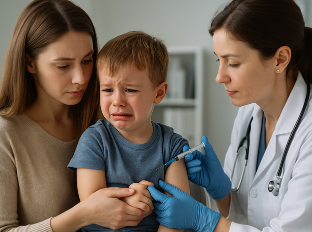 Ansia da iniezione nei bambini: strategie per genitori e pediatri