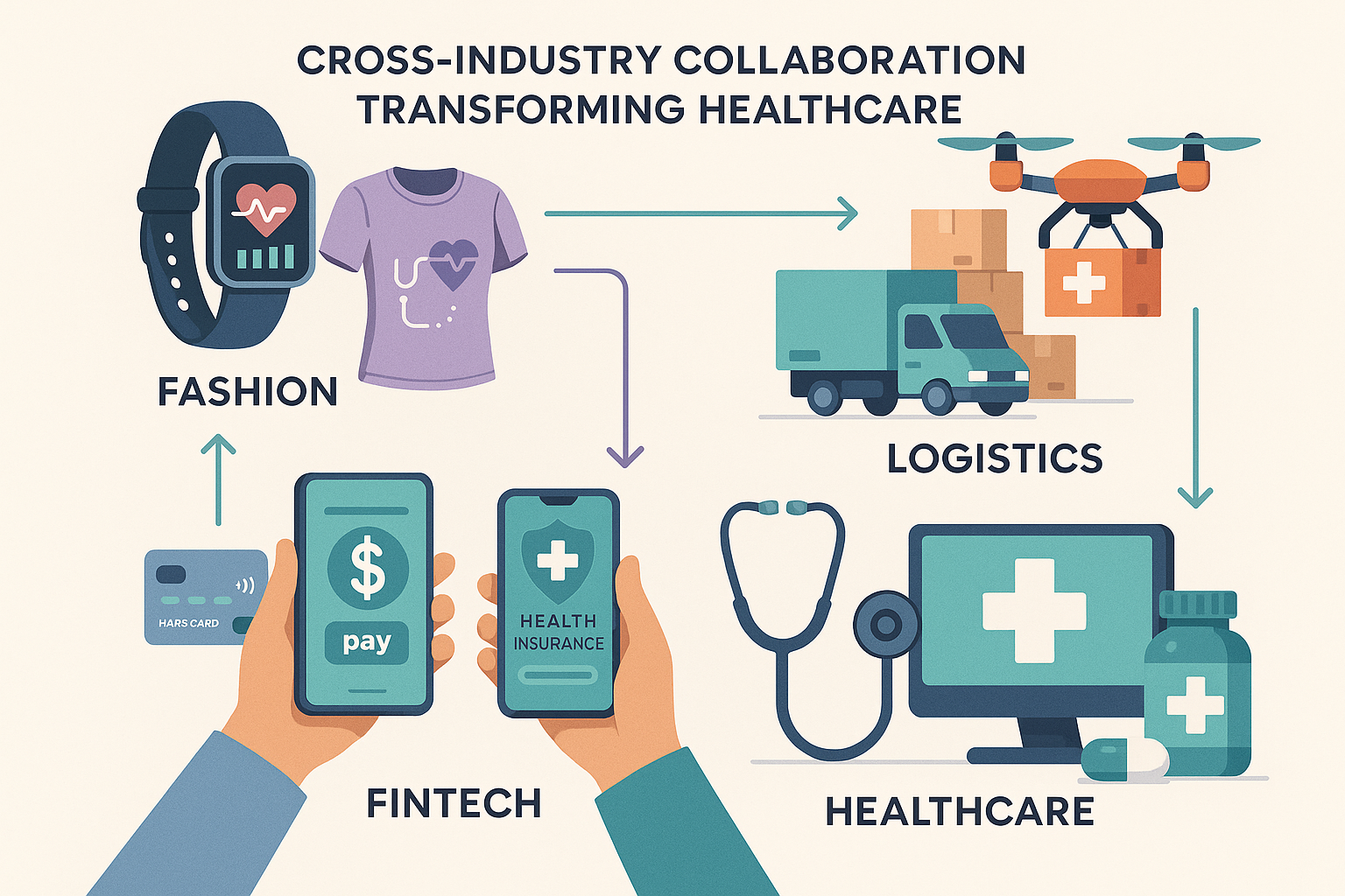 Collaborazioni cross-industry: come moda, logistica e fintech stanno trasformando la sanità