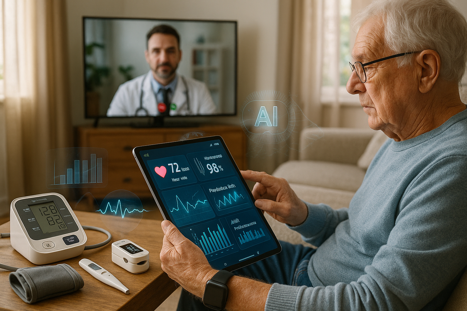 Remote Patient Monitoring con AI: come il monitoraggio a domicilio sta cambiando l’assistenza