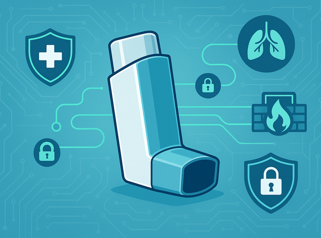 Cybersecurity nei dispositivi respiratori: proteggere dati e smart inhaler