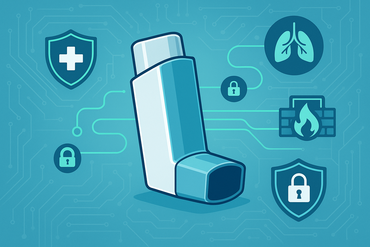 Cybersecurity nei dispositivi respiratori: proteggere dati e smart inhaler
