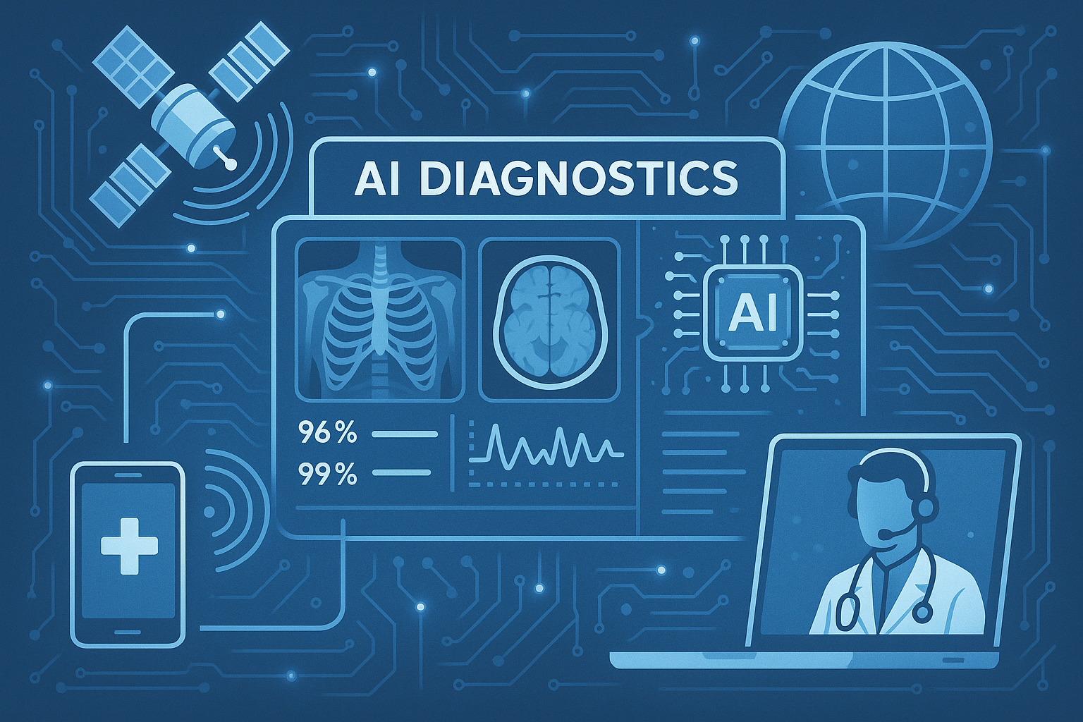Diagnostica AI avanzata: più accuratezza e accesso per aree remote