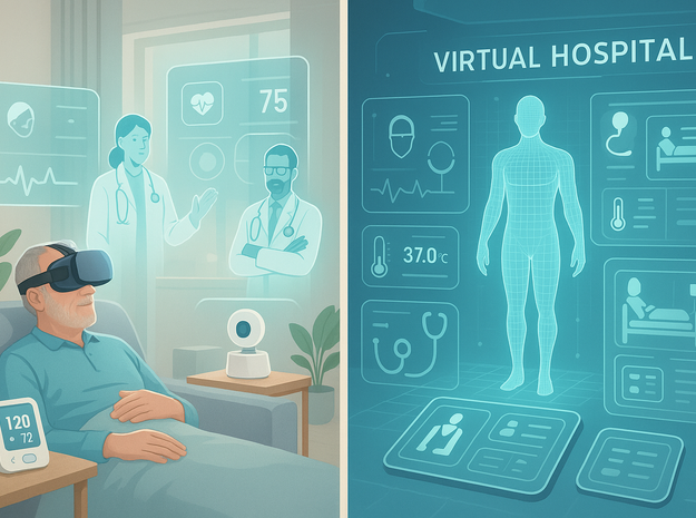Ospedali virtuali e reparti a domicilio: il futuro dell’assistenza ibrida