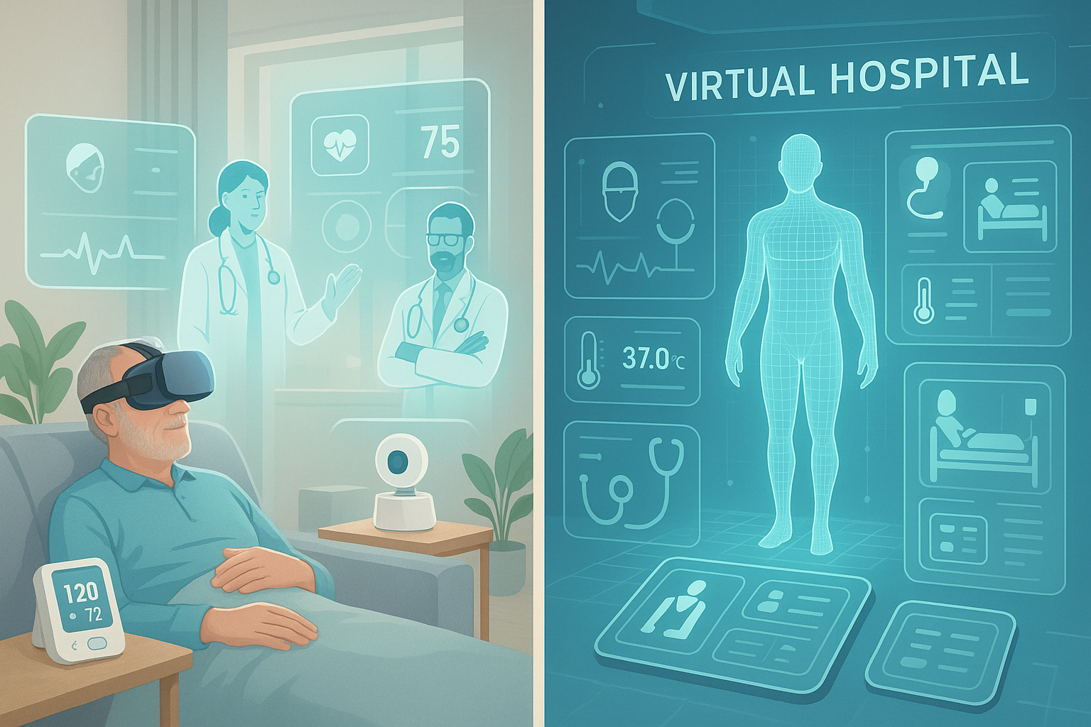 Ospedali virtuali e reparti a domicilio: il futuro dell’assistenza ibrida