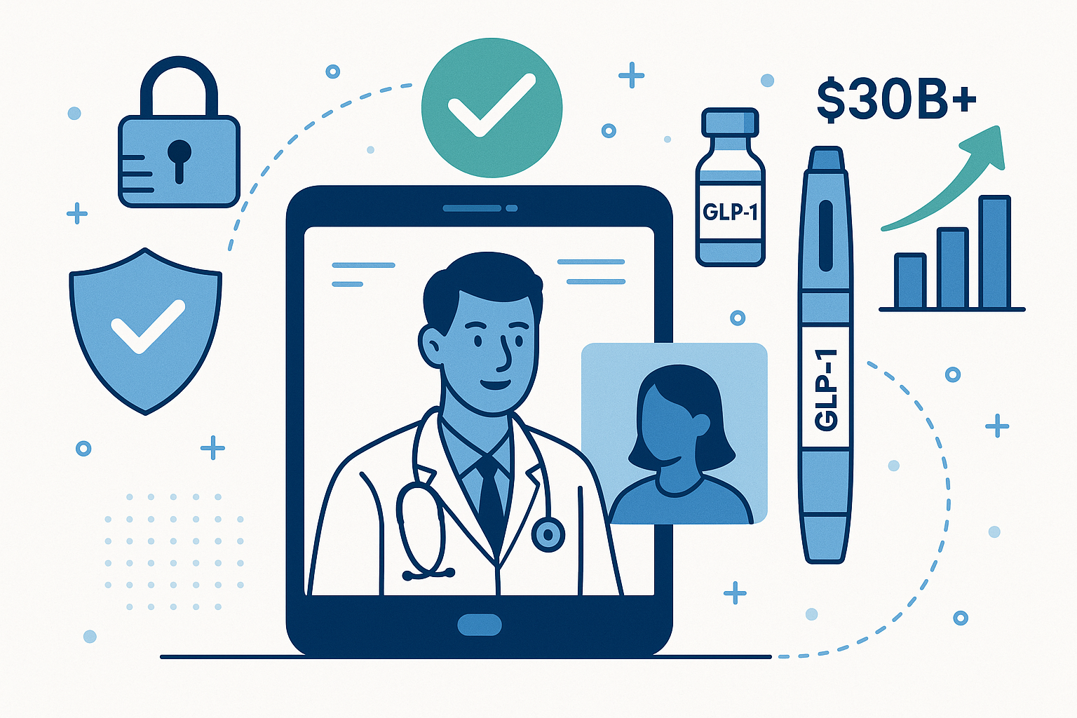 Telemedicina e GLP-1: privacy e compliance in un mercato da oltre 30 miliardi di dollari
