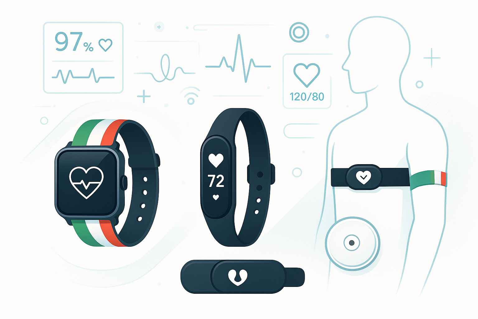 Wearable medici intelligenti: il boom del monitoraggio continuo
