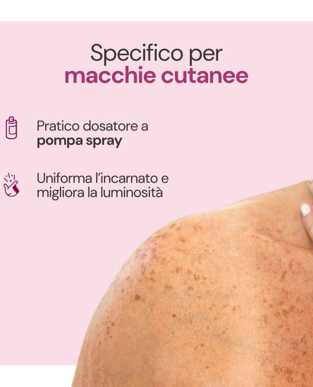 Spray per macchie cutanee