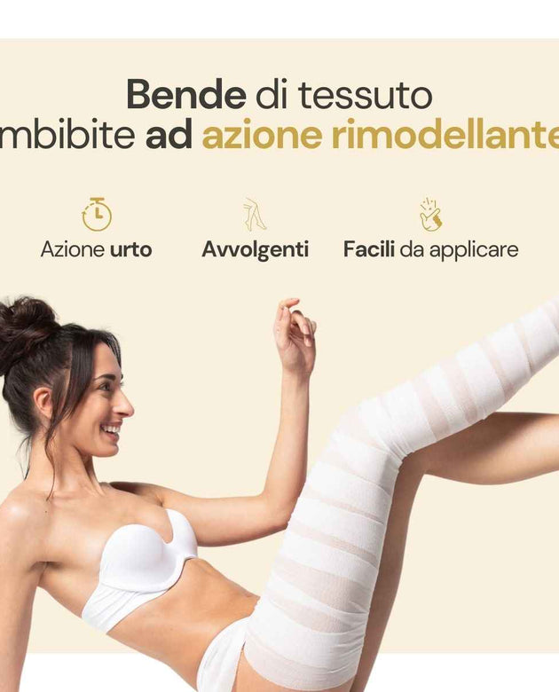 Bendaggi tonificanti gambe, addome e braccia