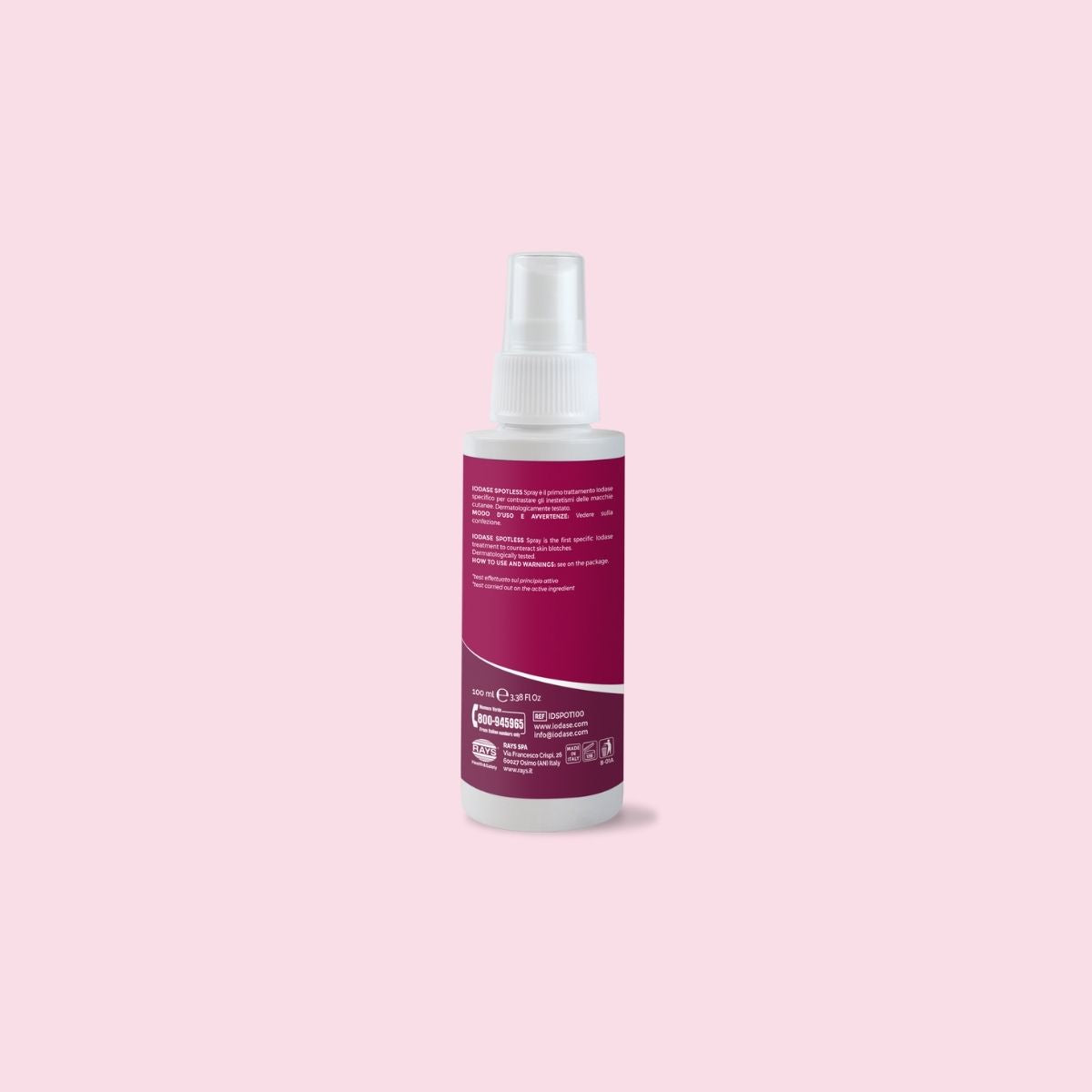 Spray per macchie cutanee