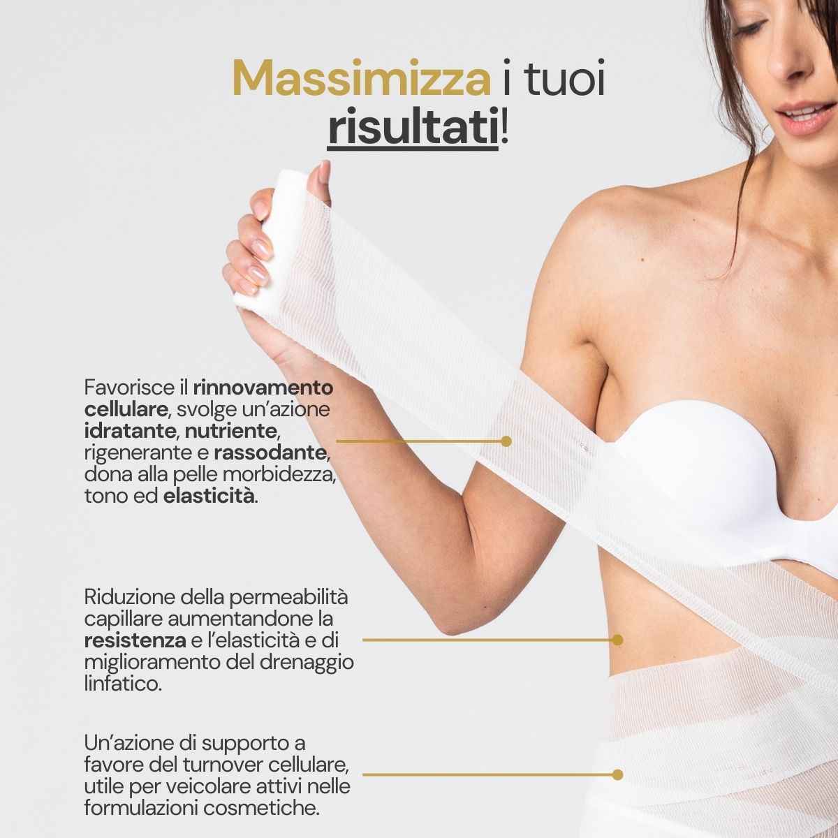 Bendaggi tonificanti gambe, addome e braccia