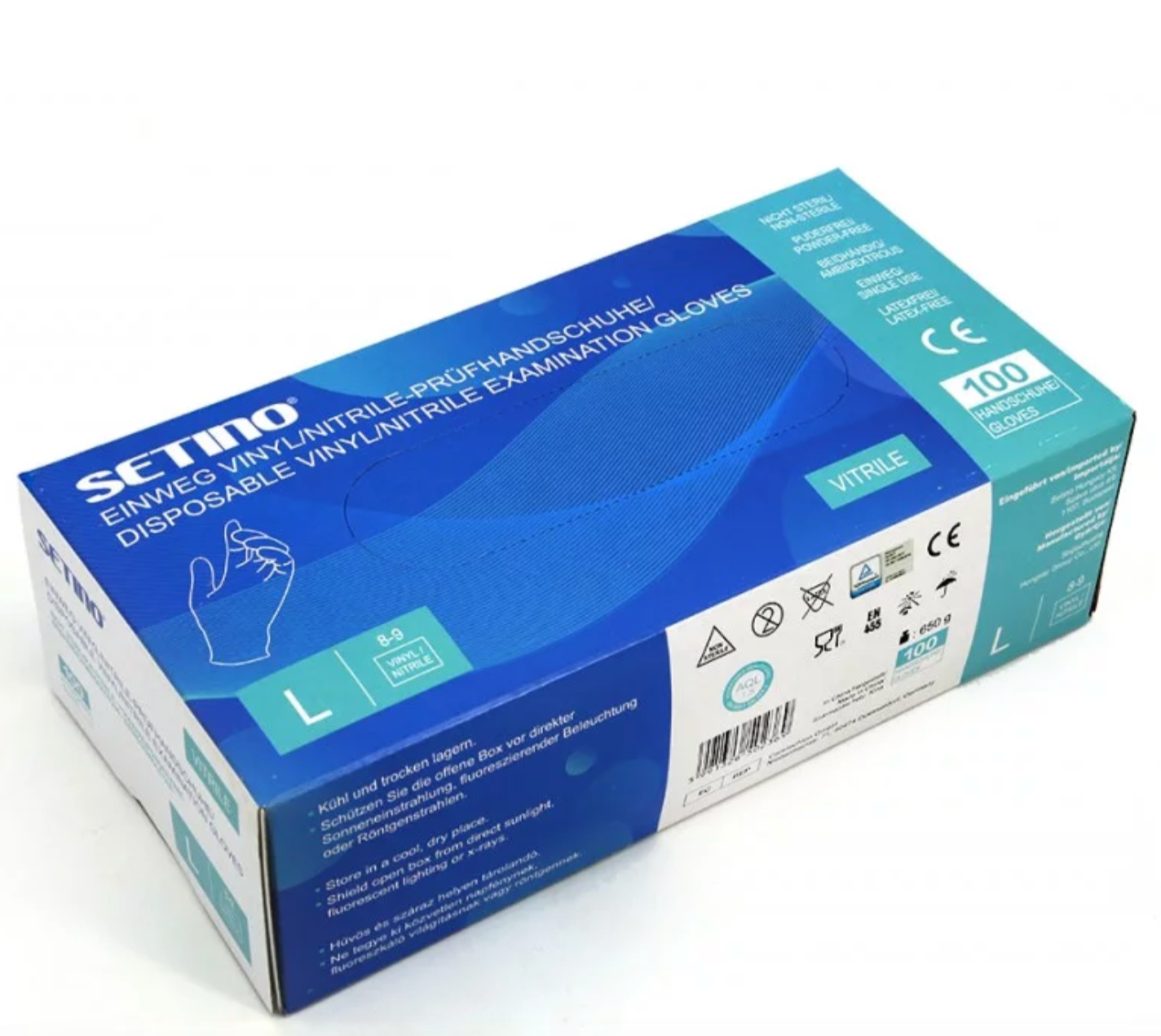 Vitrile gloves | 100 pz. - Gamastech